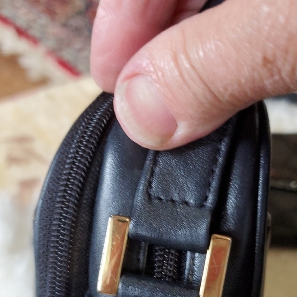 Etienne Aigner Black Genuine Leather Crossbody Bag 6 X 9 - Picture 7 of 13